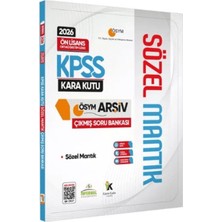 2026 Kpss Önlisans/ortaöğretim Türkçe Sözel Mantık Kara Kutu Ösym Çıkmış Soru Bankası Dijital Çözümlü