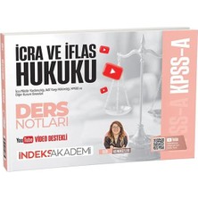 Anla Kazan Yayınları Indeks  2026 Kpss A Grubu Icra ve Iflas Hukuku Video Ders Notları