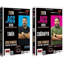Anla Kazan Yayınları Yargı 2026 Kpss Meb-Ags Tarih + Coğrafya Soru Bankası Anka Ekibi 2 Li Set