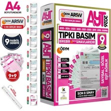 2026 Ayt (Sayısal-Sözel-Eşit Ağırlık) Ösym Çıkmış Soru Tıpkı Basım 9'lu Deneme Paketi