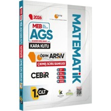 2026 Meb-Ags Matematik Kara Kutu 1.cilt Cebir Ösym Çıkmış Soru Bankası Konu Özetli Dijital Çözümlü