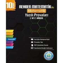 Rehber Matematik 10. Sınıf Matematik Yazılı Provaları