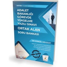 Pelikan Tıp Teknik Yayıncılık Gys Adalet Bakanlığı Görevde Yükselme Yazılı Sınavı Ortak Alan Soru Bankası