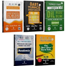 Anla Kazan Yayınları Türkçe Öabtdeyiz 2026 Öabt Meb-Ags Türkçe Öğretmenliği Dil Bilgisi ve Dil Bilimi 5 Li Set