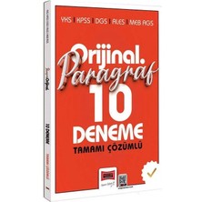Anla Kazan Yayınları Yargı 2026 Kpss Meb-Ags Ales Dgs Yks Paragraf Orijinal 10 Deneme Çözümlü