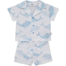 Bebetto Süprem Pijama Takımı 2li (Sweet Pyjamas/25-Whales) Mavi