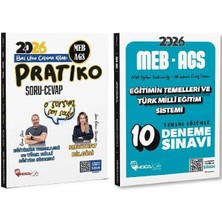 Anla Kazan Yayınları Hocakafası 2026 Meb-Ags Eğitimin Temelleri ve Türk Millî Eğitim Sistemi Pratiko Soru Cevap + 10 Deneme 2 Li Set