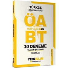 Anla Kazan Yayınları Yediiklim 2026 Öabt Meb-Ags Türkçe Öğretmenliği 10 Deneme Çözümlü