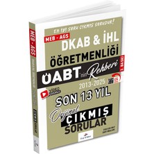 Anla Kazan Yayınları Dizgikitap 2026 Öabt Meb-Ags Nin Rehberi Dkab Din Kültürü Öğretmenliği Son 13 Yıl Çıkmış Sorular Çözümlü