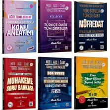 Anla Kazan Yayınları Türkçe Öabtdeyiz 2026 Öabt Meb-Ags Türkçe Öğretmenliği Dört Temel Beceri 6 Lı Set