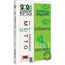 Anla Kazan Yayınları Yargı 2026 Kpss Lise Ortaöğretim Ön Lisans Coğrafya Motto Özet Ders Notu
