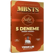 Anla Kazan Yayınları Yediiklim 2026 Mbsts Safir 5 Deneme Çözümlü - Burhan Karakışla