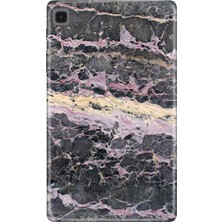Adasena Samsung Galaxy Tab S6 Lite SM-P610 10.4" Kılıf Tablet Için Desenli Silikon Kapak - Natural Mermer