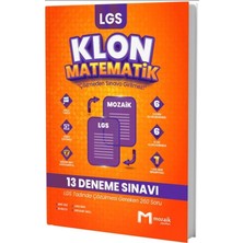 Anla Kazan Yayınları Mozaik 2026 8. Sınıf Lgs Matematik Klon 13 Deneme