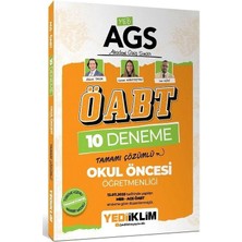 Anla Kazan Yayınları Yediiklim 2026 Öabt Meb-Ags Okul Öncesi Öğretmenliği 10 Deneme Çözümlü
