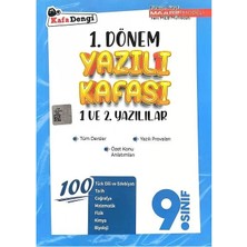 Anla Kazan Yayınları Kafadengi 2026 9. Sınıf 1. Dönem Yazılı Kafası 1. ve 2. Yazılılar