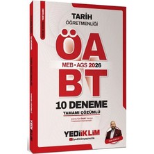 Anla Kazan Yayınları Yediiklim 2026 Öabt Meb-Ags Tarih Öğretmenliği 10 Deneme Çözümlü