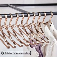 Askıcı Gold  - Rose Elbise Askısı Abiye Askısı Lüks Askı 6 Adet