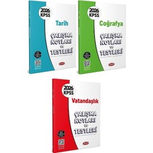 Anla Kazan Yayınları Data 2026 Kpss Tarih + Coğrafya + Vatandaşlık Çalışma Notları ve Testleri 3 Lü Set