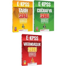 Anla Kazan Yayınları Indeks Akademi 2026 Ekpss Tarih + Coğrafya + Vatandaşlık Soru Bankası 3 Lü Set