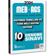Anla Kazan Yayınları Hoca Kafası 2026 Meb-Ags Eğitimin Temelleri ve Türk Milli Eğitim Sistemi 10 Deneme Çözümlü