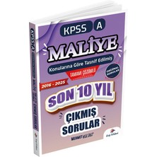 Anla Kazan Yayınları Dizgikitap 2026 Kpss A Grubu Maliye Çıkmış Sorular Son 10 Yıl Konularına Göre Çözümlü 2. Bask