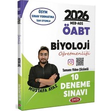 Anla Kazan Yayınları Data 2026 Öabt Meb-Ags Biyoloji Öğretmenliği 10 Deneme Çözümlü