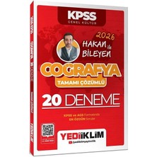 Anla Kazan Yayınları Yediiklim 2026 Kpss Coğrafya 20 Deneme Çözümlü