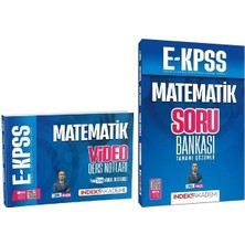 Anla Kazan Yayınları Indeks Akademi 2026 Ekpss Matematik Video Ders Notları + Soru Bankası 2 Li Set