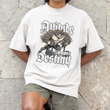 Tişört Kodu Attitude Shapes Destiny – Erkek Oversize Tişört