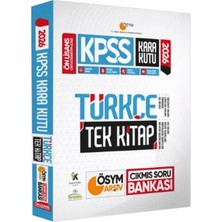 2026 Kpss Önlisans/ortaöğretim Kara Kutu Türkçe Tek Kitap Ösym Arşiv Çıkmış Soru Bankası Konu Özetli Dijital Çözümlü
