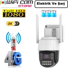 Urfakent Bataryalı 4g Sim Kart ile Çalışan Kamera Hareket Takipli 7/24 Kayıt 5V Elektrikli