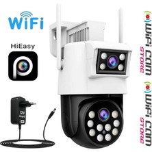 Urfakent X102 Çift Kameralı Wifi Ptz Güvenlik Kamerası Hieasy Türkçe Yazılım