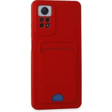 Eco Port Xiaomi Redmi Note 11 Pro Kılıf Kelvin Kartvizitli Silikon - Kırmızı