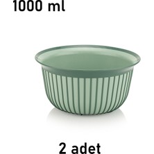 Mons 2 Adet Kase Qlux Ideas 1000 ml Bpa Içermez Salata Meyve Cips Pop Corn Sunum Kasesi BSF-00969