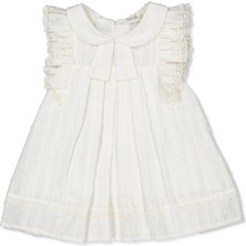 Bebetto Dokuma Elbise (Elegant) Ekru