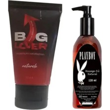 Ototechparca Big Lover Erkeklere Özel 50 ml Jel Maximum Strength Hardening Gel For Men + Etkili  Masaj Yağ 120 ml