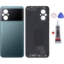 Yedcom Xiaomi Poco M5 Yeşil Arka Kapak Batarya Kapağı Pil Kapağı Yapışkan Ve Sökme Aparatıyla Beraber Full Set
