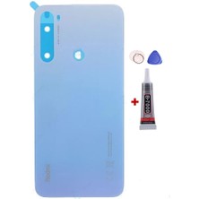 Yedcom Xiaomi Redmi Note 8 Beyaz Arka Kapak Batarya Kapağı Pil Kapağı Yapışkan Ve Sökme Aparatıyla Beraber Full Set