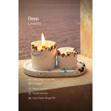 Lumi Deep – %100 Soya Wax Vegan Beton Mum (Lapis & Lazuli)