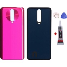 Yedcom Xiaomi Poco X2 Kırmızı Arka Kapak Batarya Kapağı Pil Kapağı Yapışkan Ve Sökme Aparatıyla Beraber Full Set