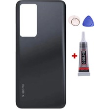 Yedcom Xiaomi Mi 12T Siyah Arka Kapak Batarya Kapağı Pil Kapağı Yapışkan Ve Sökme Aparatıyla Beraber Full Set