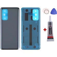 Yedcom Xiaomi Mi 10T Pro Füme Arka Kapak Batarya Kapağı Pil Kapağı Yapışkan Ve Sökme Aparatıyla Beraber Full Set