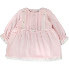 Bebetto Kadife Elbise (Cute Smıle) Pembe