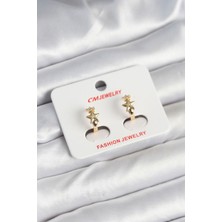 Vice Avm Pirinç Gold Renk Yıldız Kadın Küpe EB-53-vice/(1395) 2960