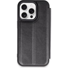 Eco Port Iphone 14 Pro Max Kılıf Flip Cover - Siyah