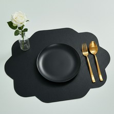 Grand Fine Art 2 Adet Deri Dikdörtgen Amerikan Servis 33X44 cm Simetrik Desenler Serisi 121