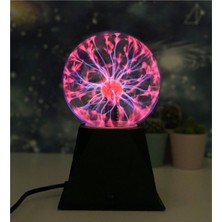 Empressco Işıklı Plazma Küre, Siyah, Modern Dekorasyon, Şık ve Etkileyici Hediye