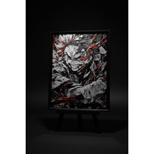 Forge Triverse Tanjiro Kamado - Demon Slayer-2 Kabartmalı Tablo