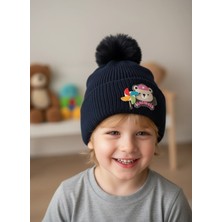 Gigi Giyim Animal Desenli Fırfırlı Erkek Çocuk Bere